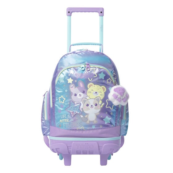 Kit escolar mochila de ruedas + estuche Friends image number 2